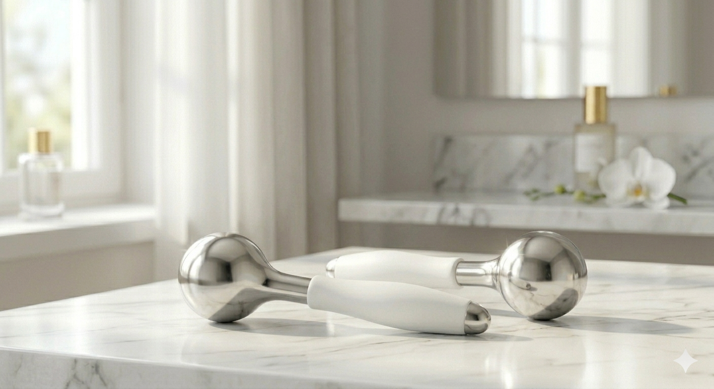 LuxeIce Cryo Wand — Stainless Steel Cooling Massager