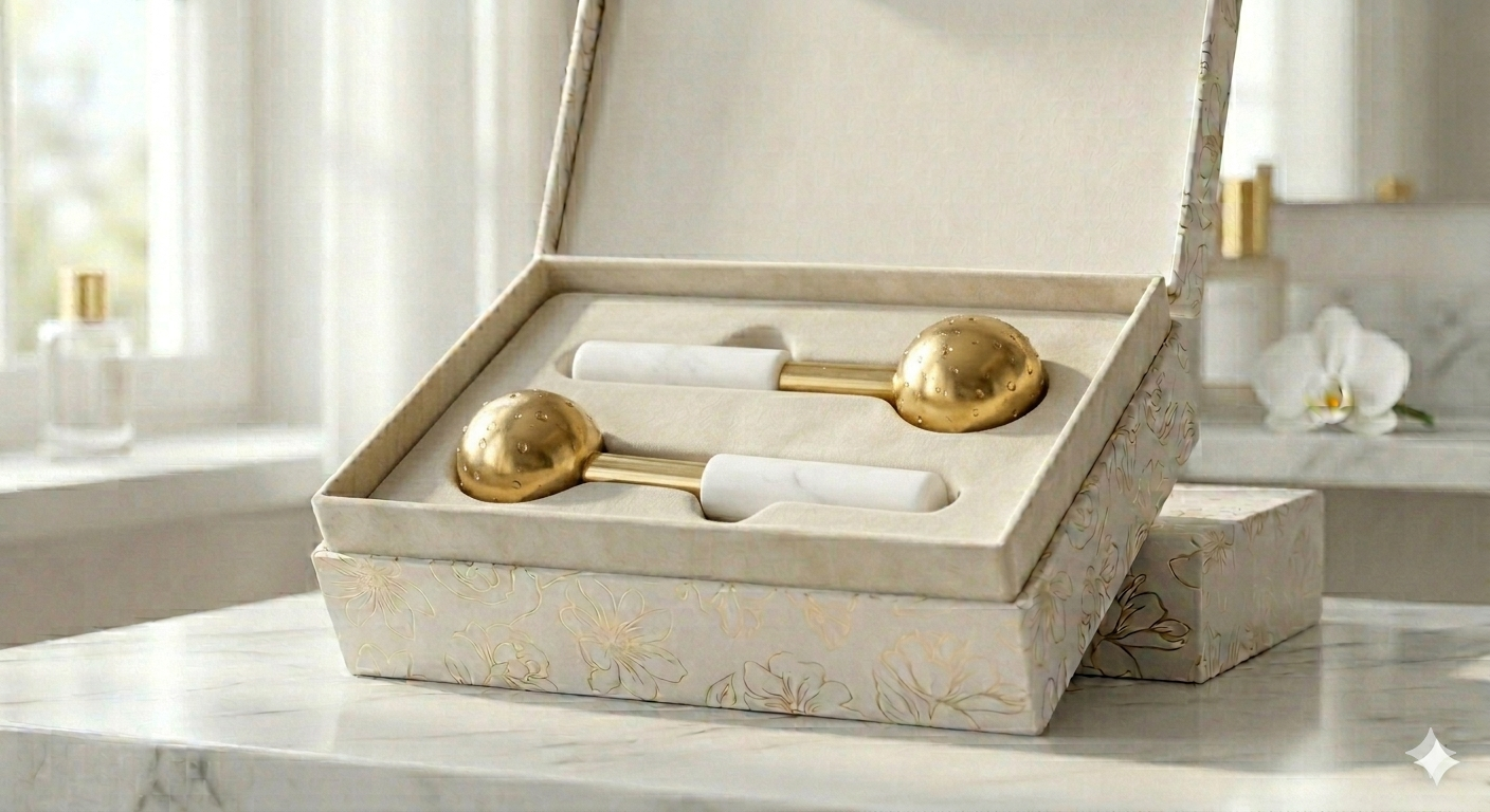 LuxeIce Cryo Wand — Stainless Steel Cooling Massager