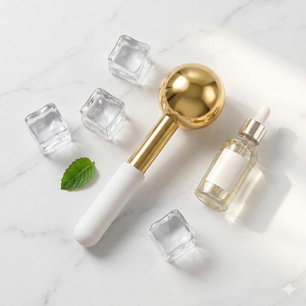 LuxeIce Cryo Wand — Stainless Steel Cooling Massager