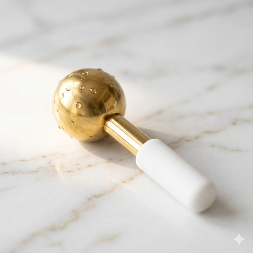 LuxeIce Cryo Wand — Stainless Steel Cooling Massager